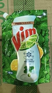 VIM ProClean Dish Wash Liquid, Cooling Freshness, Mint Fragrance, 120 ml Pack of 2