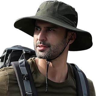 Electomania Sun Protection Cap for Men, Beach Fishing Hat, Summer Hat for Men, Round Sun Cap for Hiking, Fishing, Gardning, Travel
