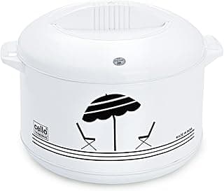 Cello Chef Plastic Casserole, 2 Litres, White