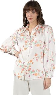 VERO MODA Women's Floral Regular Fit Shirt
