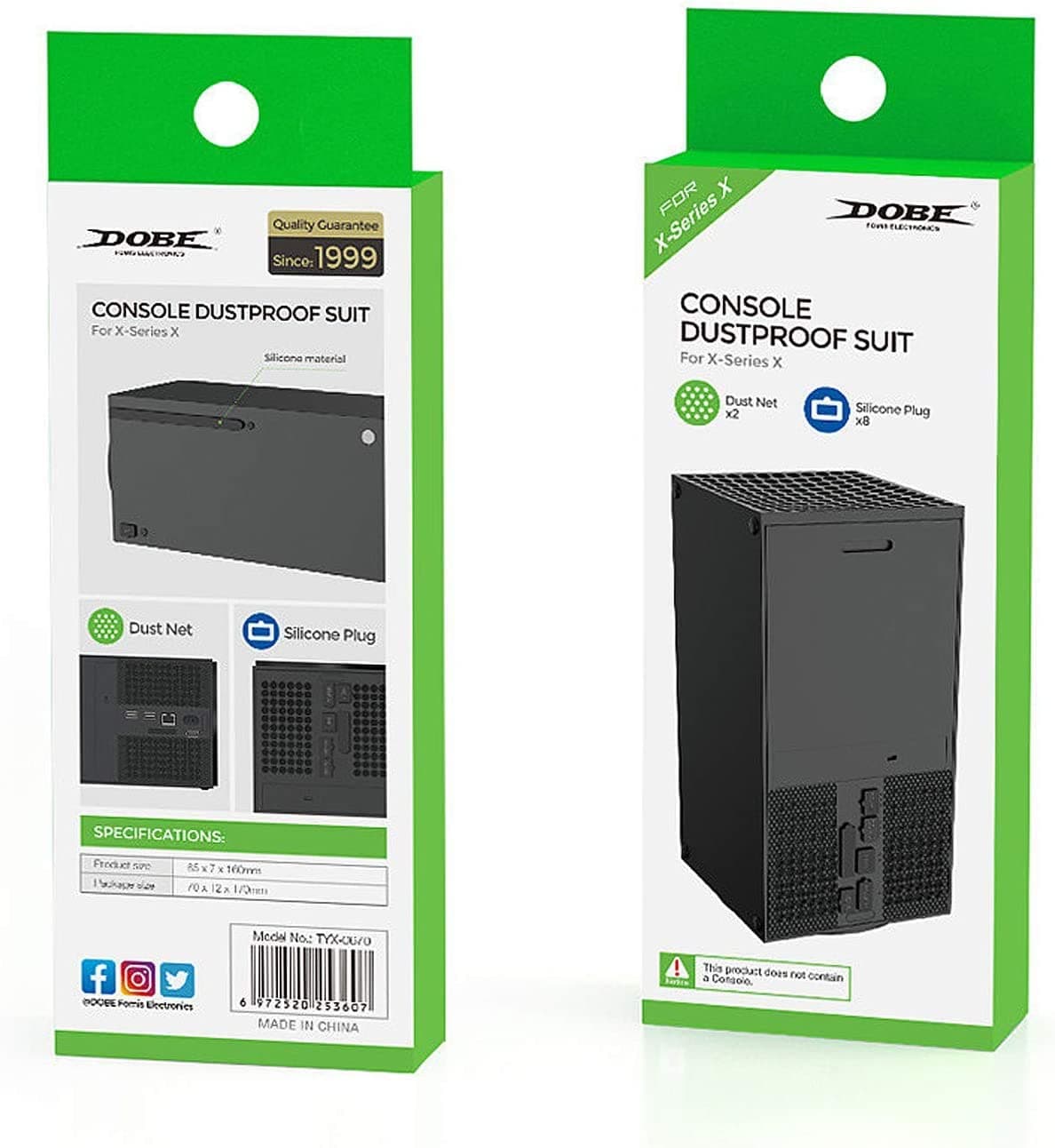 New World Dust Proof Kit For Xbox Series X Dust Plugs Dust Filter Kit Compatible with Xbox Series X Console
