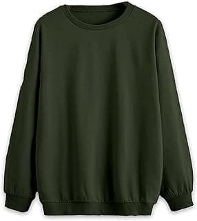 Mack Jonney Solid Round Neck Cotton Fleece Sweatshirt for Men-VMACK639167
