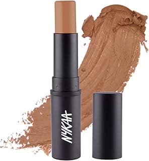 Nykaa Skin Genius Buildable Coverage Foundation Suitable for All Skin Types Stick Matte 07 Toffee Chisel