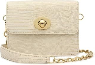 Da Milano Premium Leather Sling Wallet for Women | Multi Compartment Travel Wallet - White (10563)