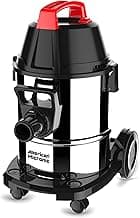 AMERICAN MICRONIC 21 L Wet & Dry Vacuum Cleaner | 1600W 28KPa Powerful Suction | HEPA Filter | Blower Function | Stainless Steel Tank | Household & Car Cleaning