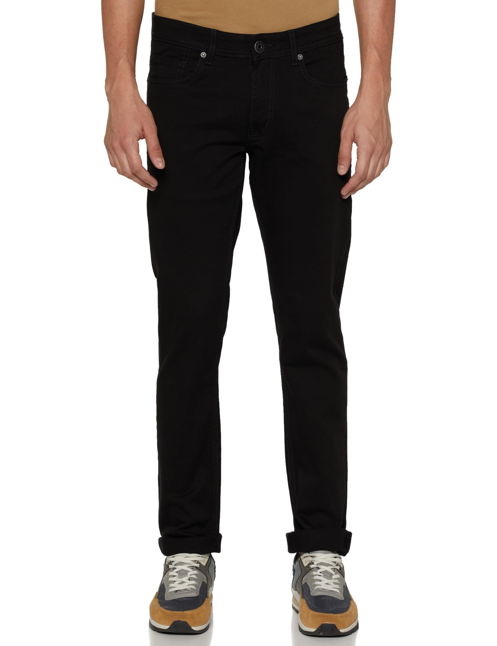 Peter England Men's Clean Wash Stretchable Jeans