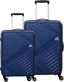 American Tourister Kamiliant Set of 2 Trolley Bags 55 Cm & 68 Cm Small and Medium Hard-Sided Polypropylene 4 Wheeler Spinner