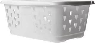 Ikea BLASKA Clothes-Basket, White, 36 l (10 Gallon)(Polypropylene)