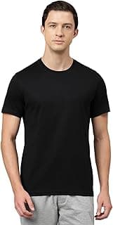 Van Heusen Men’s Crew Neck T-Shirt – Soft & Breathable Cotton | Regular Fit | Comfortable Everyday Casual Wear | Short Sleeves | Summer Favorite |Solid Colors | Style 60052|Available in Pack of 1 & 2