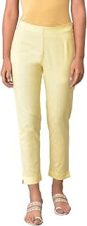 W for Woman Women's Slim Fit Mid Rise Strechable Slim Pants | Trousers