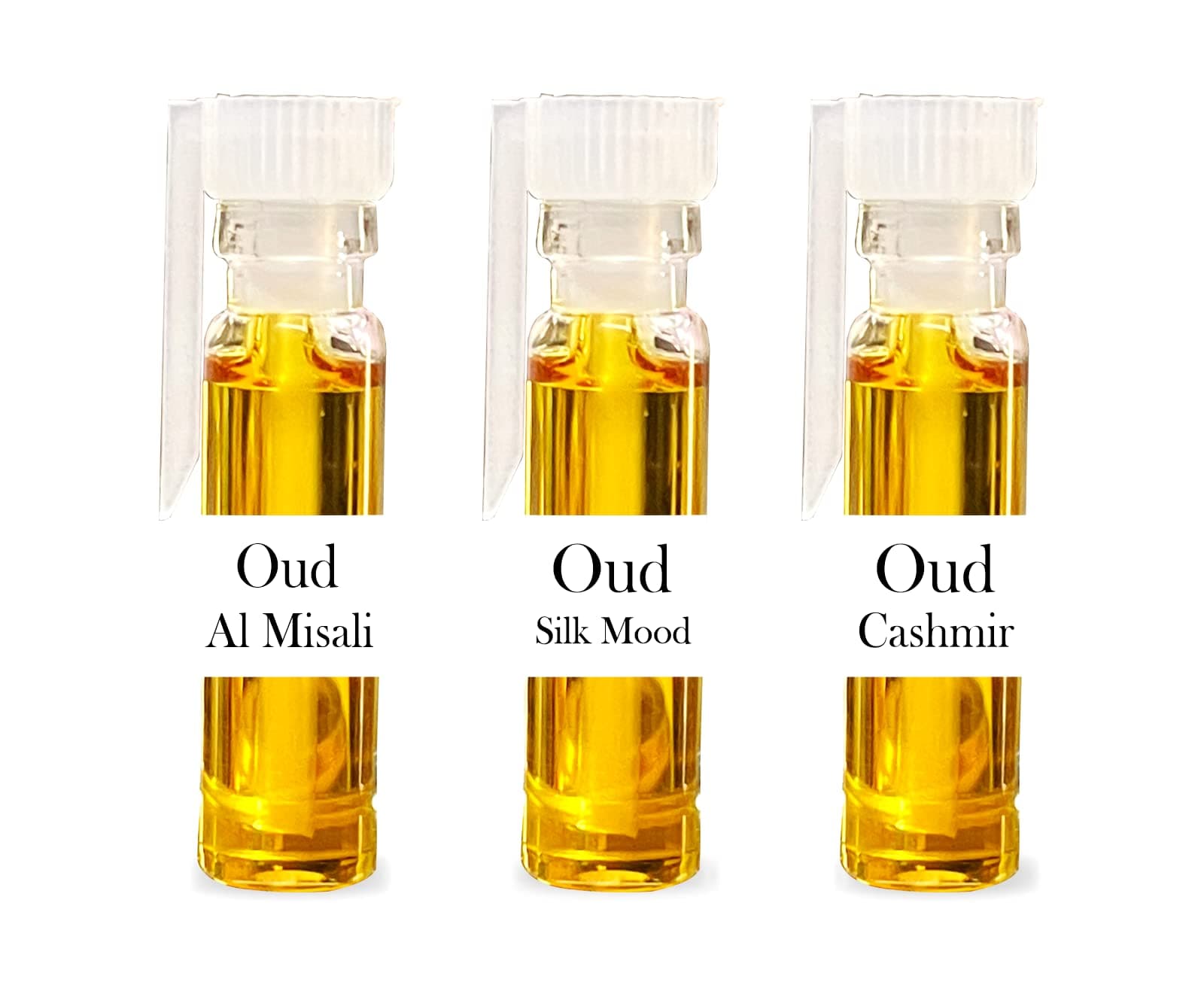 AL MASNOON Attar Oud Al Misali/Attar Oud Silk Mood/Attar Oud Cashmere (pack of 3) each 1ml
