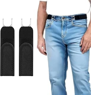 YAWINIO Elastic Buckleless Belt for Men – Tactical Hook Stretch Belt, Adjustable No Buckle Waist Belt for Jeans, Casual Pants & Everyday Comfort