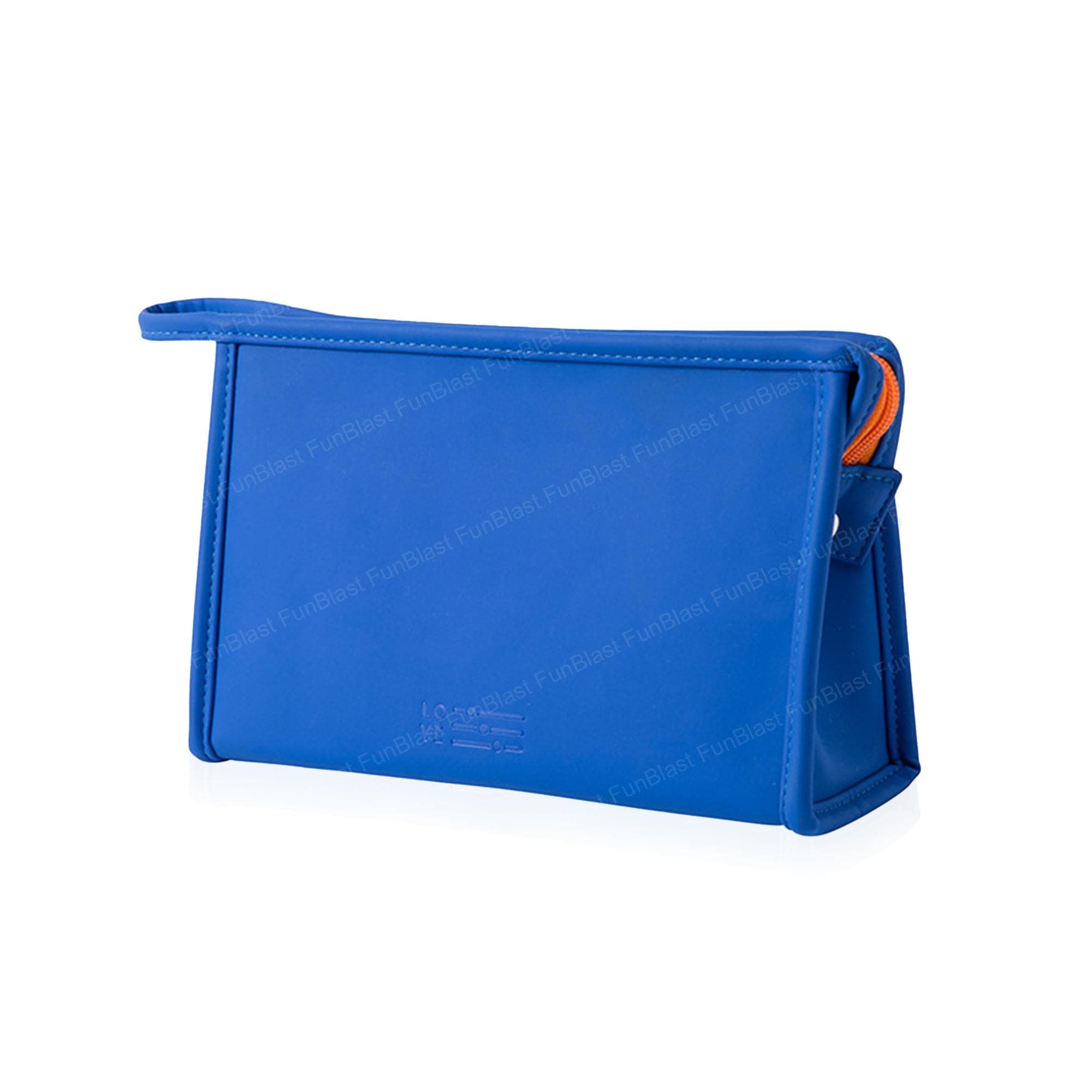 FunBlast Pouches for Women - Cosmetic Pouch Makeup Pouch, Toiletry Pouch for Ladies, Multipurpose Pouch Case with Zipper Lock, Portable Travel Kit Bag, Money Purse for Girls & Women (Blue)