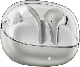 boAt Airdopes Plus 311, Glass Design, ENx Tech, Fast Charge, 50 Hrs Battery, Stream Ad Free Music via App Support Bluetooth Earbuds, TWS Ear Buds Wireless Earphones with mic (Ash Grey)