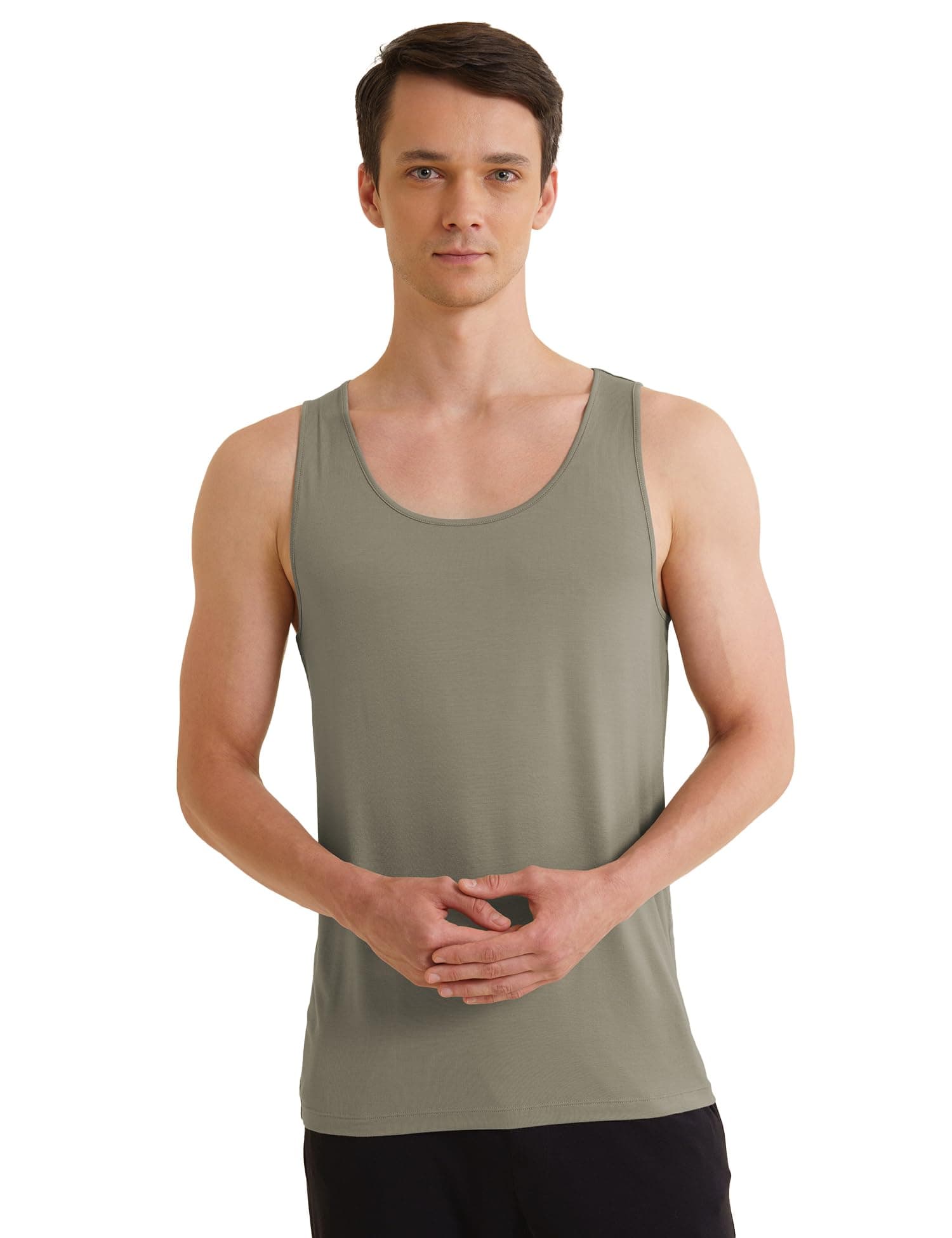 DAMENSCH Neo-Skin Round Neck Vest, Anti-Bacterial, Thermoregulating, Bamboo Spandex Shape Retaining Baniyan for Man, Soft and Sustainable Inner for Men