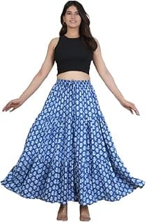 Generic BSF Women's Full Length Rayon Maxi Skirt