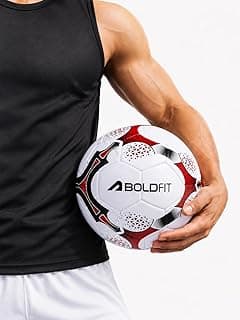 Boldfit Blaze Football Practise Foot Ball Training Match Football Size 5 Original for All Ages Group Rubber Moulded Standard Sports Foot Ball for Ground, Grass, Turf, Outdoor Waterproof