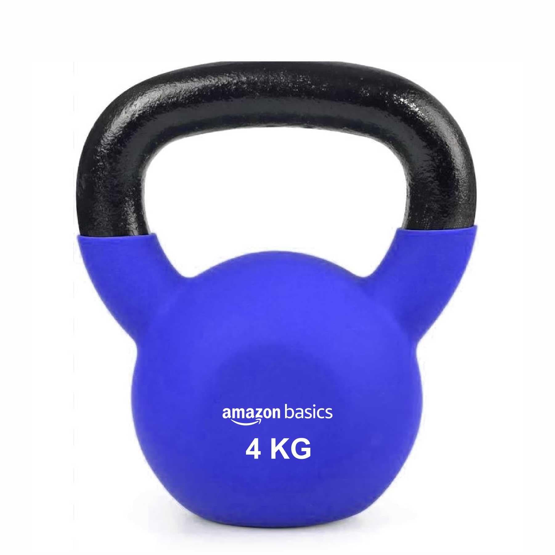 Amazonbasics Neoprene Coated Solid Kettlebell for Gym Exercises