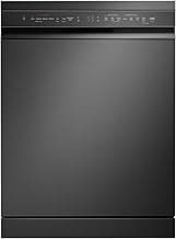 LG 15 Place Settings with TrueSteam Technology Freestanding Dishwasher (DFB435FM, Matte Black, Auto Open Door, QuadWash, EasyRack Plus-Easy to load all types of utensils, Direct Drive Motor & Wi-Fi)
