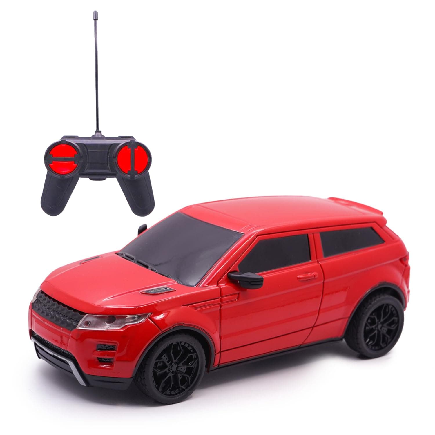 Frendo Remote Control Car for Kids |Rechargeable High Speed RC Car with Lithium Battery |Type-C Charging |LED Headlights |Red