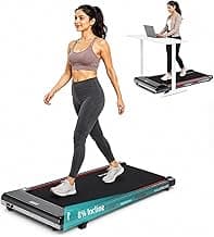 MAXPRO Walking Pad 3.5HP BLDC Motor Treadmill for Home use | 12km/hr Speed | 110kgs Max. User Weight | 8% Incline| LED Display, Shock Absorbtion, Compact underdesk Treadmill for Home Gym