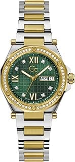GUESS Collection Round 34mm Green Dial Analog Women Watch - Z20004L9MF