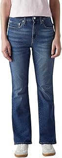 Levi's Women's 725 Mid Indigo Flared Fit High Rise Jeans