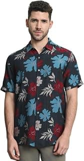MUFTI Green Floral Slim Fit Shirt