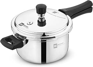 BERGNER BE Essentials Tripro Triply Outer Lid Pressure Cooker 2.9 Litres, Faster and Even Heating, Healthy Cooking, Easy to Clean, Mirror Finish, Full Induction Bottom and Gas Stove Compatible