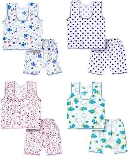 TS LAVI TAVI New Born Baby Clothes Set 0-3 Months - Soft, Breathable, and Multicolor Newborn Clothing Pack of 4