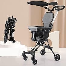 Baby-Stroller-Travel-Light-Stroller, Portable Compact Stroller,Toddler Stroller for Removable,Travel Stroller for Airplane,Mini Umbrella Stroller Lightweight,only 6 lbs,Weight Capacity 55 lbs