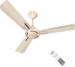Havells 1200mm Ambrose BLDC Motor Ceiling Fan | Remote Controlled, High Air Delivery Fan | 5 Star Rated, Upto 60% Energy Saving, 2 Year Warranty | (Pack of 1, Gold Mist Wood)