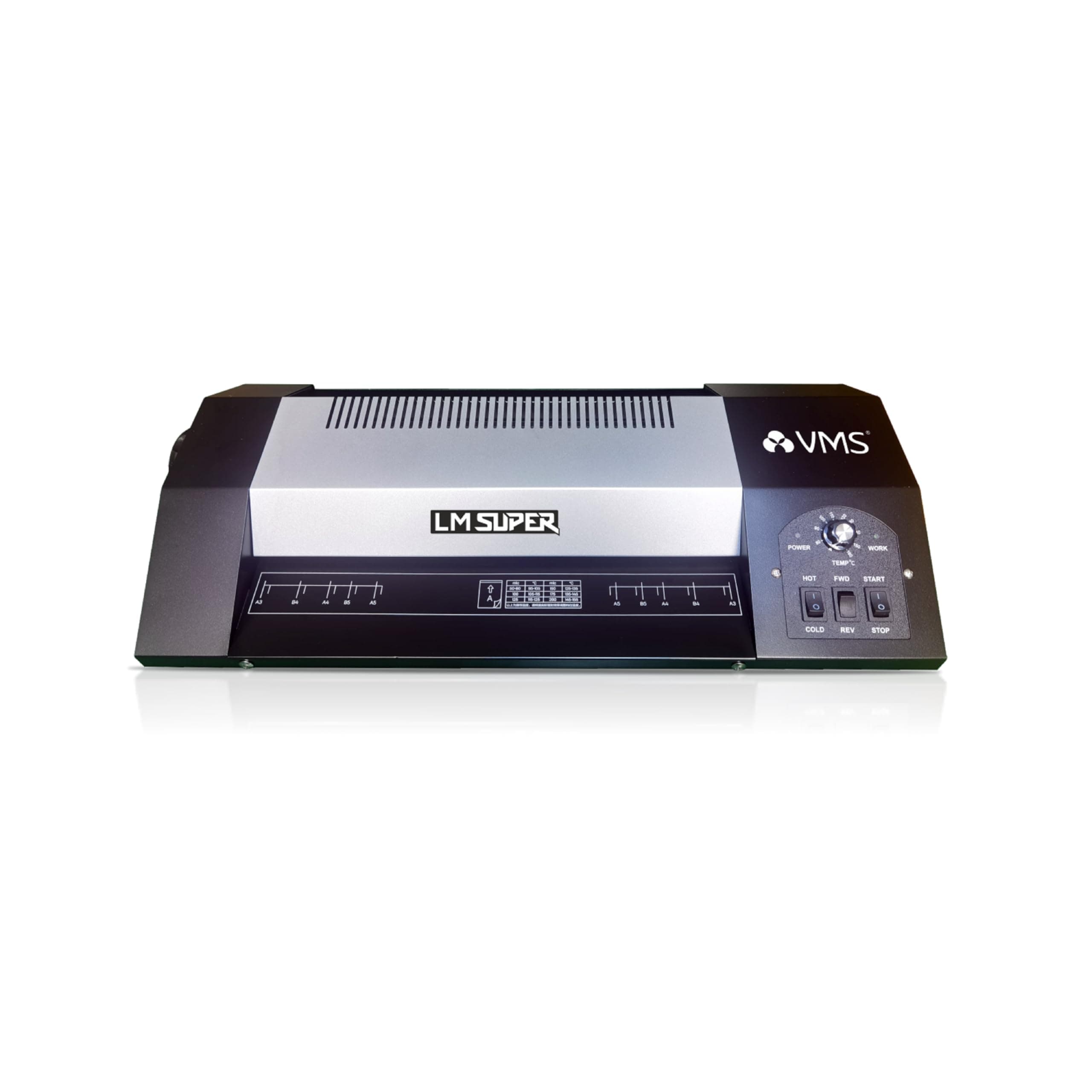 VMS Professional Super Heavy-Duty A3 Hot & Cold Laminator | Super Heavy Duty Build | Hot & Cold Function | A3 Size | For Photos, ID Cards, Certificates & Documents