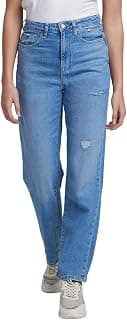 Spykar Women High Rise Cotton Straight Fit Regular Length Jeans (Bella)