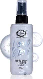 Fashion Colour Liquid Glow Setting Spray For Makeup Long Lasting | Radiant Finish | All-Day Long-Lasting for All Skin Types | Travel Size (PEARL, 100ml)