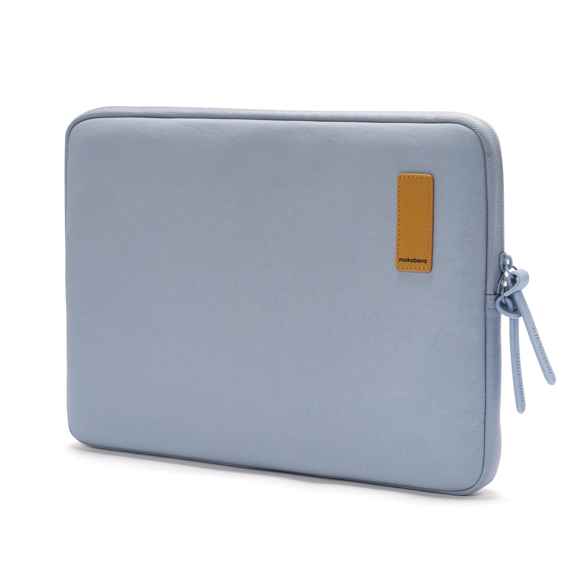 MOKOBARA Aisle Laptop Sleeve | Small | Aerology Nylon | Compatible with 14" Laptops/MacBook | Lightweight Sleeve with Soft Microsuede Lining & Premium Zip Closure | Nice Ice (Sky Blue)