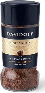 Davidoff fine Aroma Instant Coffee, 100% Arabica, Vivid & Spicy, Premium Coffee Granules 45g (Product Of Germany) By DECADENT (Fine Aroma)