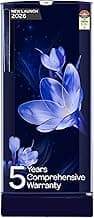 Godrej 185L 5 Star Single Door Refrigerator | Advanced Inverter Technology | 22L Jumbo Vegetable Tray | 2.5L Bottle Space | 5 Years Comprehensive Warranty | Mystic Blue (RD 195EN TAI MY BL)