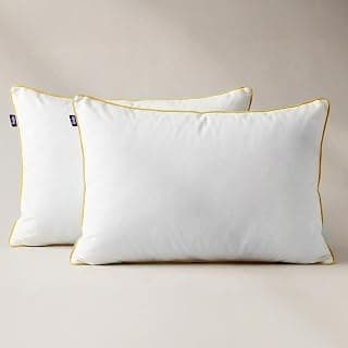 Frido Ultimate Cozy Classic Pillow - A Super Soft & Fluffy Pillow for Sleeping - Premium Comfort for Side, Back & Stomach Sleepers - White, Set of 2