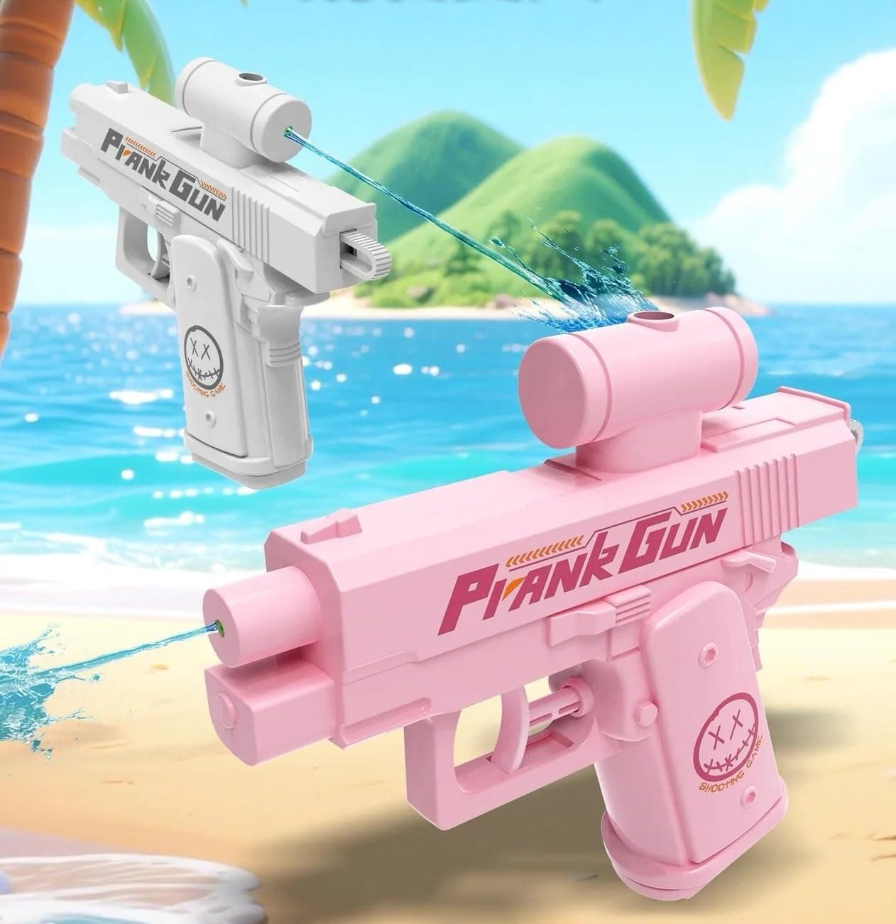 Goyal's Prank Water Gun, 8.5 FT Shooting Distance, Reverse Spray Trick Toy Backfire Shooting Summer Beach Pool Fun for Kids and Adults