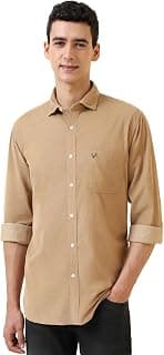 Allen Solly Men's Solid Regular Fit Shirt