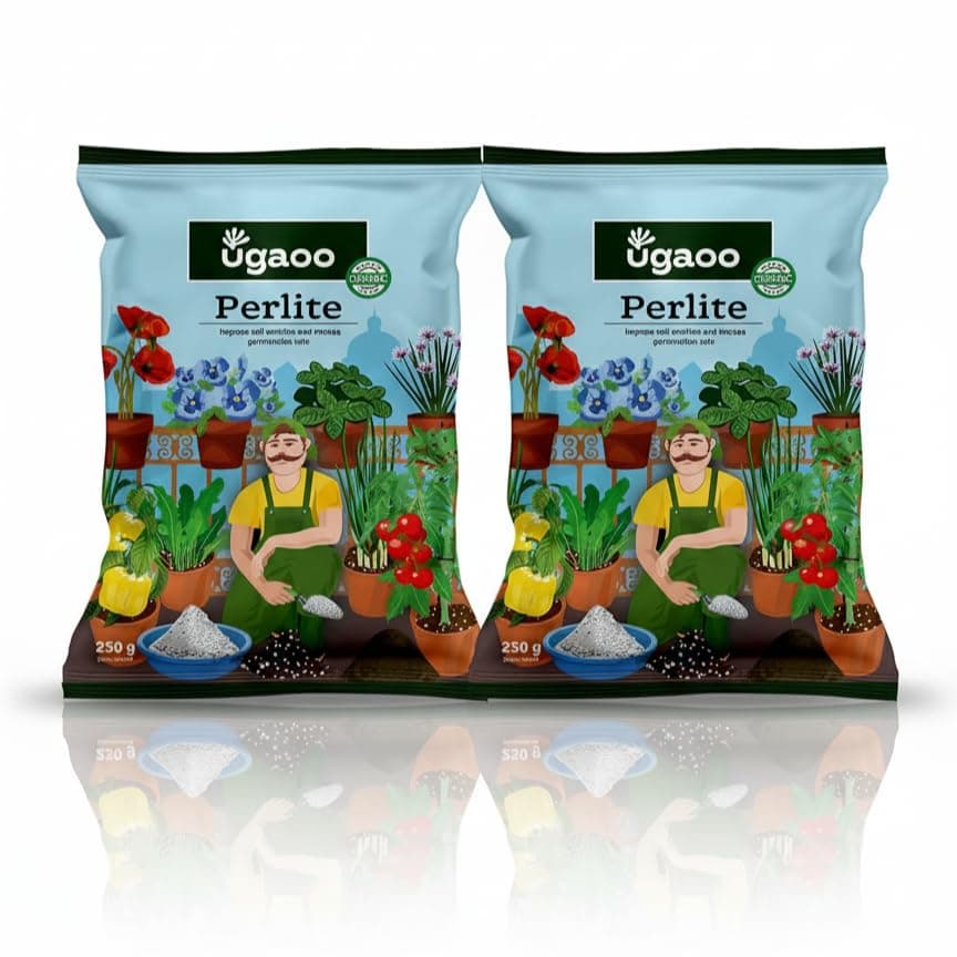 Ugaoo Perlite for Plants 500g | Horticulture Grade Potting Soil Mix Additive for Aeration & Drainage | Lightweight pH Neutral Growing Medium for Succulents, Cactus, Hydroponics & Seed Starting