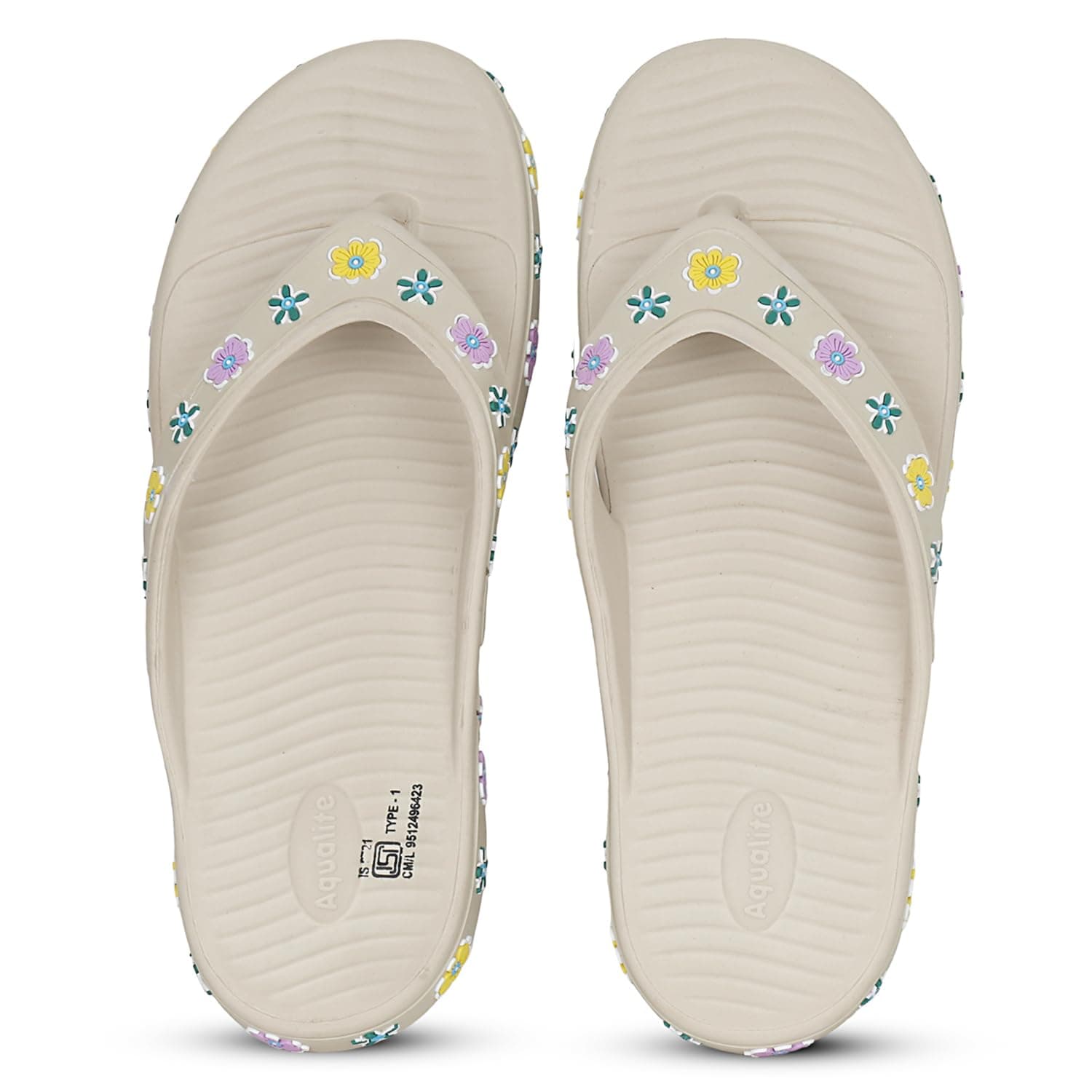 Aqualite NEO-9386 Casual Slide Slipper for Women dailywear Slip-ons Anti-Skid, Waterproof EVA Slide Flipflop