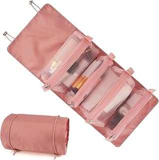 Niwlix Nylon 4 In 1 Travel Toiletry Makeup Cosmetic Organizer Pouch Bag Travel Storage Organizer Bags Pouches Kit For Men And Women Makeup Essentials Bag