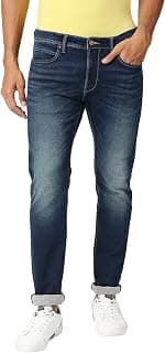 Pepe Jeans Men's Mid Rise Straight Jeans