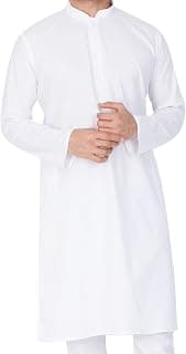 VASTRAMAY Men Super Soft Pure Cotton White Kurta – Comfortable Ethnic Wear for Eid, Holi, Weddings & Festivals – Classic Traditional Cotton Kurta for Men