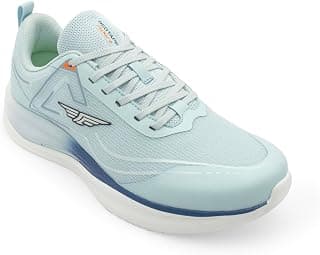 Red Tape Men's Sport Shoes Light Blue Mesh Round Lace-Up Easy Movement