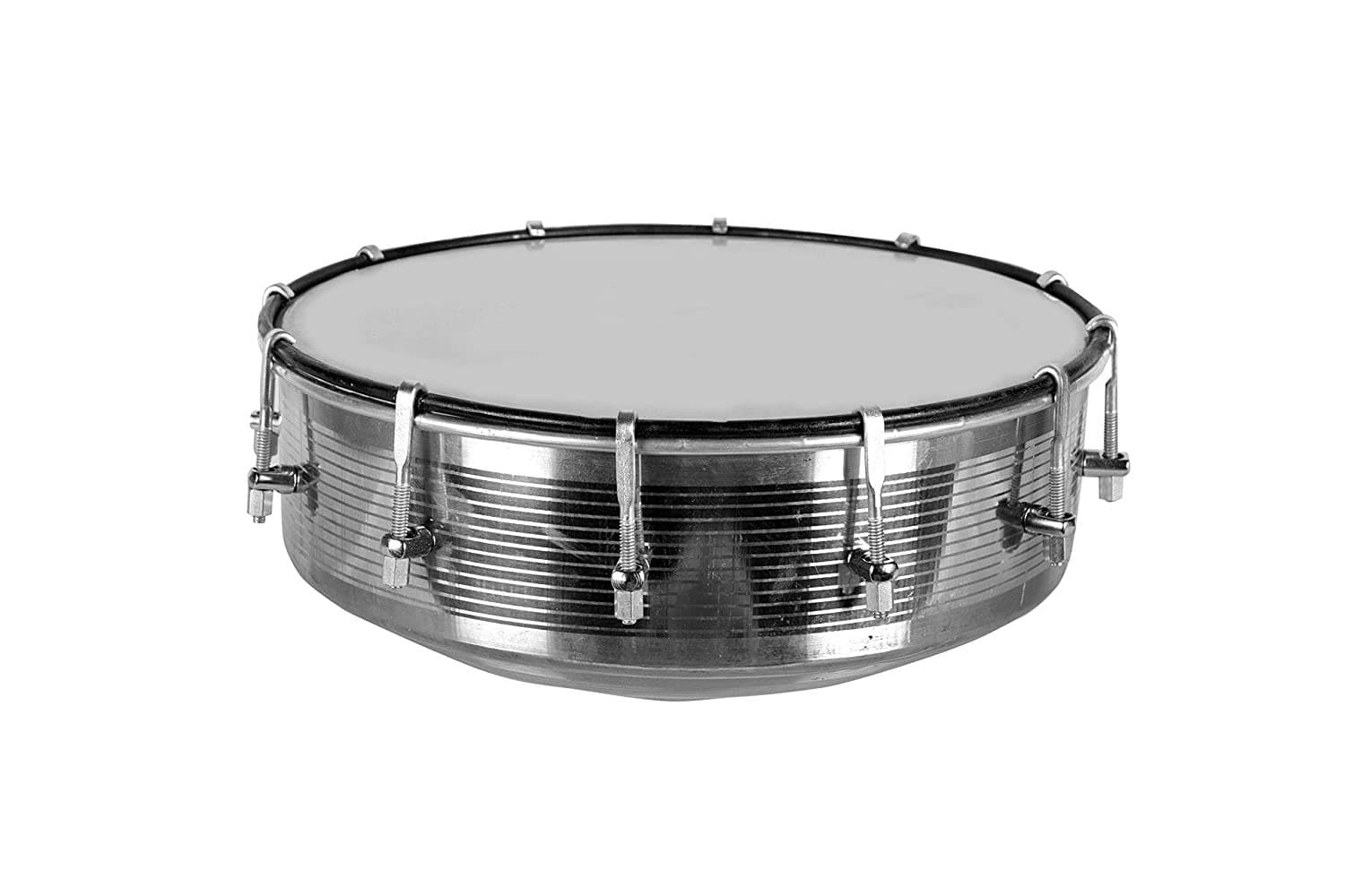 SM SAI MUSICAL Musical Instruments 1 Piece Taasha, White