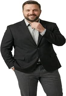 PERFECT PRODUCTIONS Mens Black Blazer,Mens Black Blazer for Lawyers 3