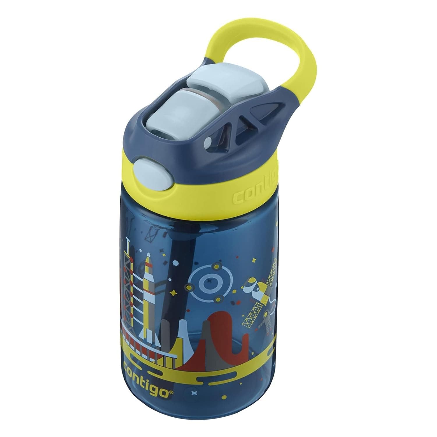 Contigo Gizmo Flip Kids Water Bottle with Straw I Spill Proof & Leak Proof | BPA Free Odor & Stain Resistant Tritan Bottle with Autospout Technology, 420 ml